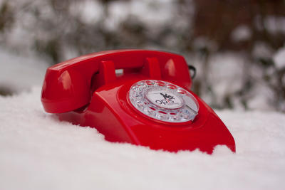 red Opis 60s mobile in snow